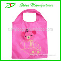 2014 factory wholesale cute cartoon folding shopping bag